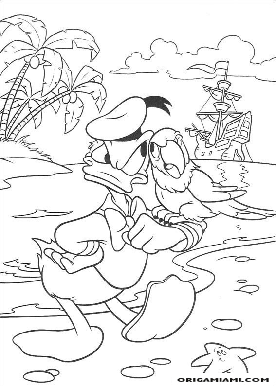 Donald duck coloring page (43)