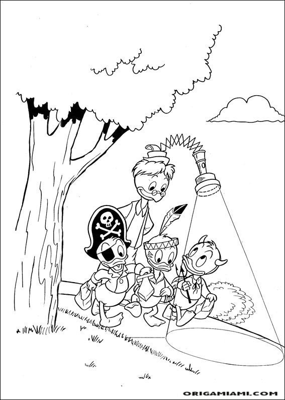 Donald duck coloring page (44)