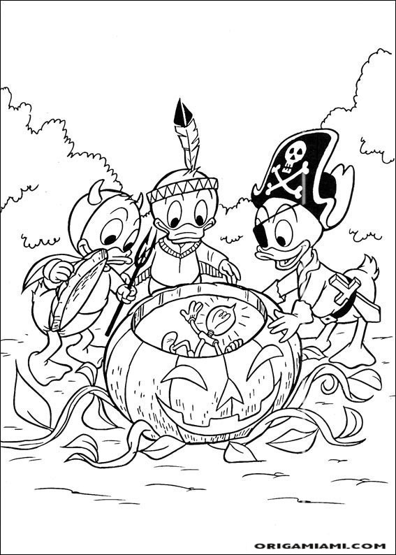 Donald duck coloring page (45)