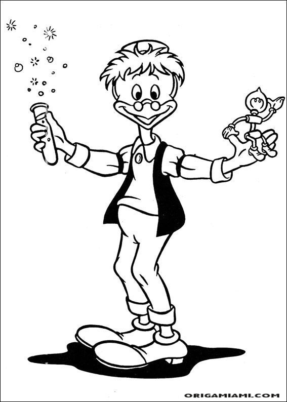 Donald duck coloring page (46)