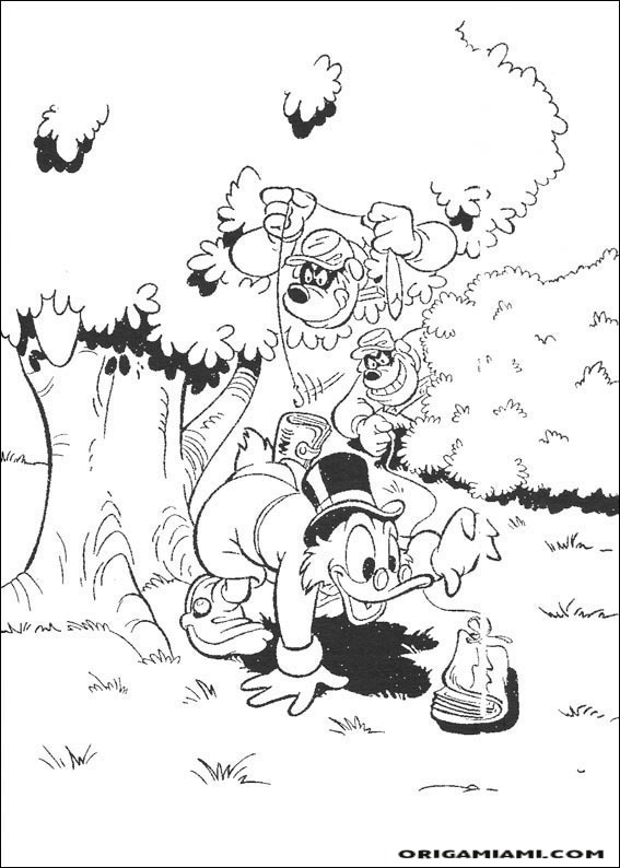 Donald duck coloring page (49)