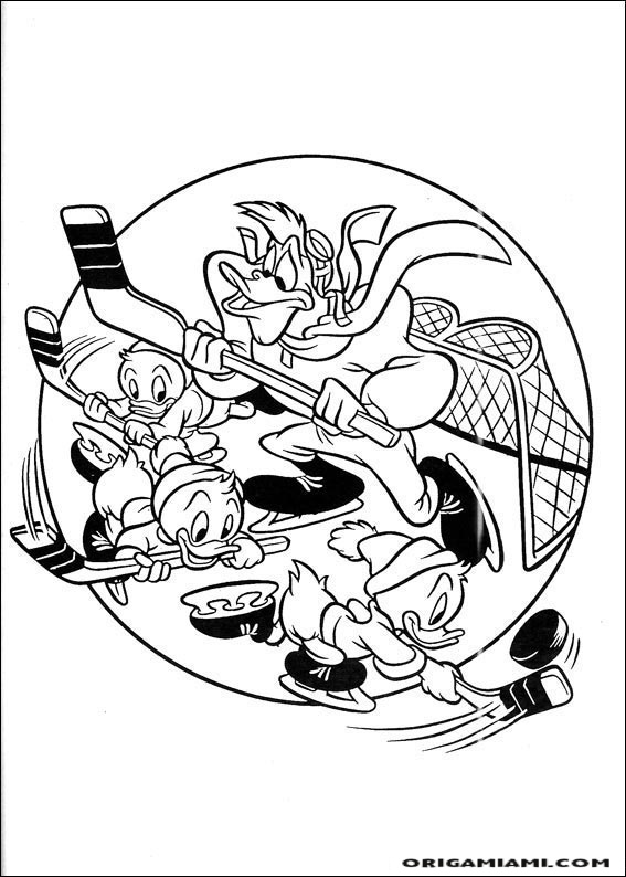 Donald duck coloring page (50)