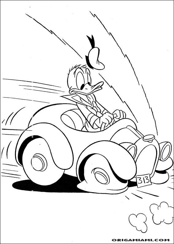 Donald duck coloring page (52)