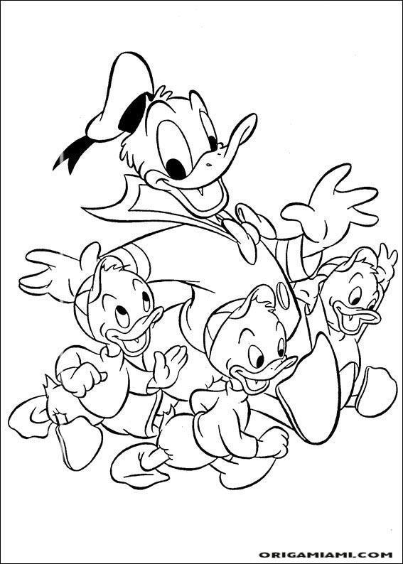 Donald duck coloring page (54)