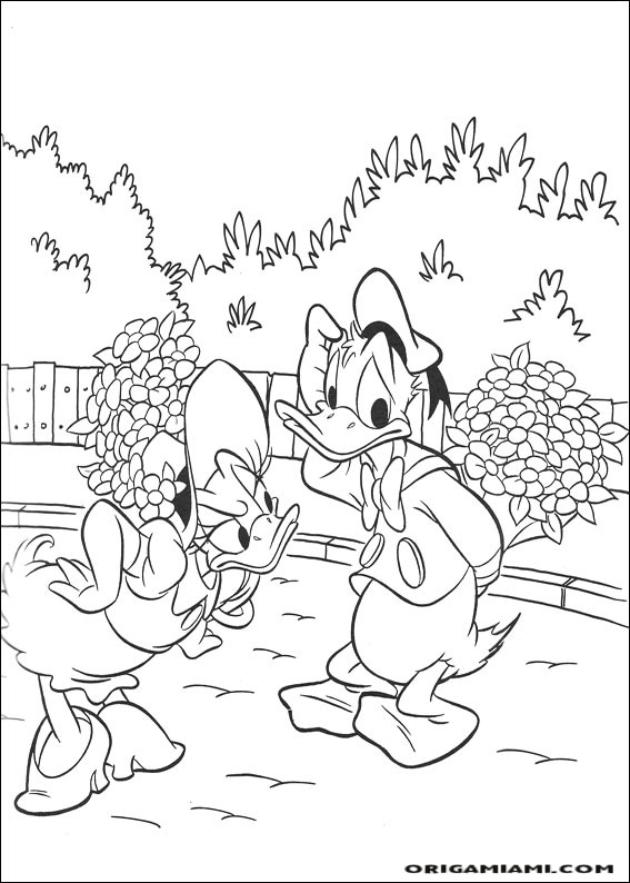 Donald duck coloring page (57)