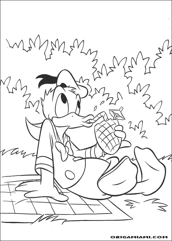 Donald duck coloring page (58)