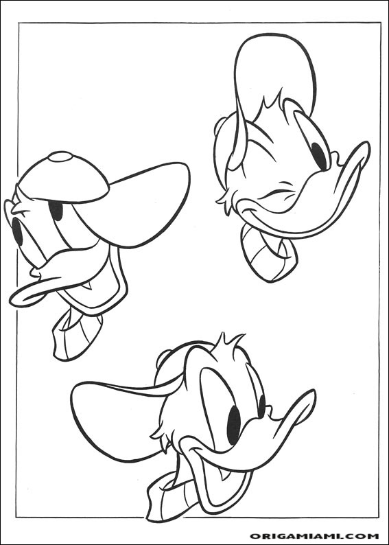 Donald duck coloring page (60)