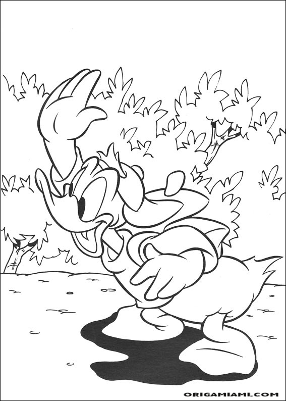 Donald duck coloring page (61)