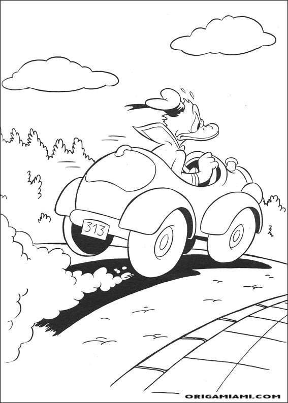 Donald duck coloring page (63)