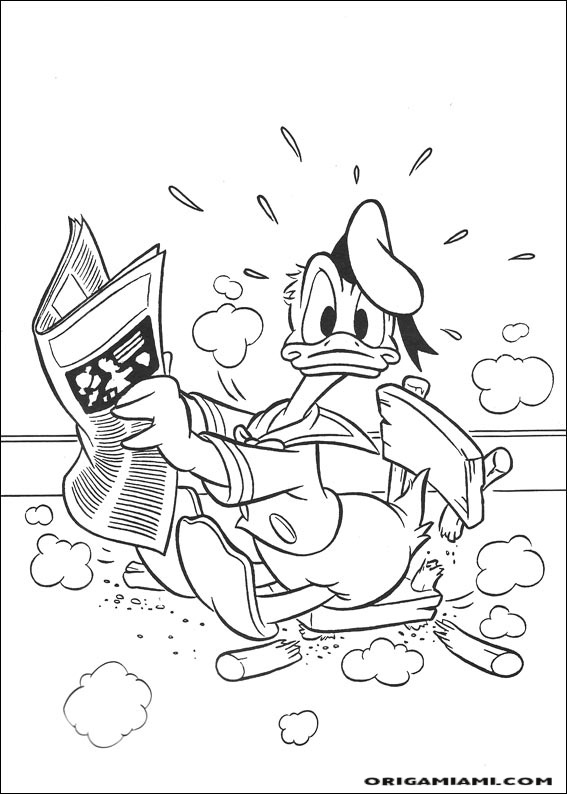 Donald duck coloring page (64)