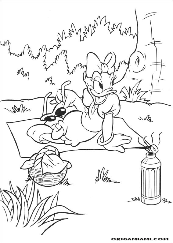 Donald duck coloring page (65)