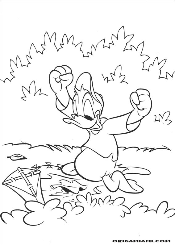 Donald duck coloring page (66)