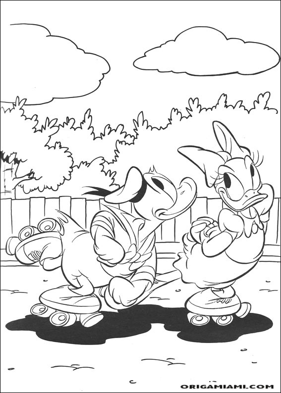 Donald duck coloring page (69)