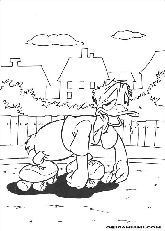 Donald duck coloring page (70)