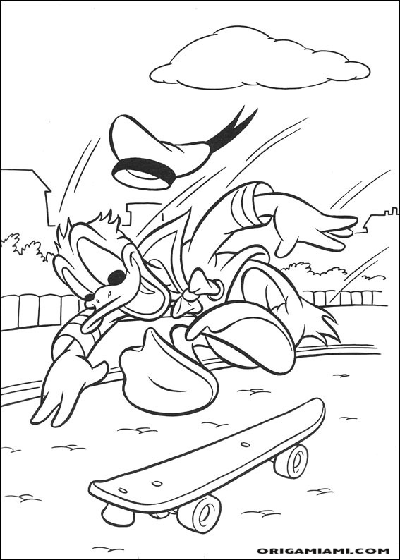 Donald duck coloring page (71)