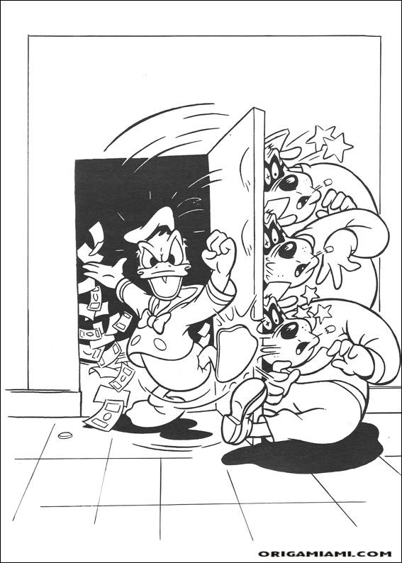 Donald duck coloring page (75)