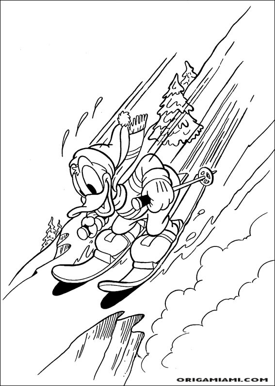 Donald duck coloring page (78)