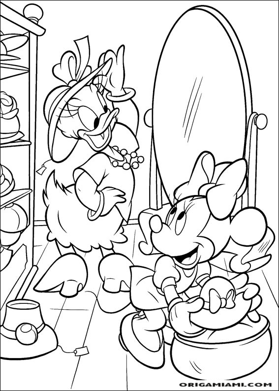 Donald duck coloring page (82)