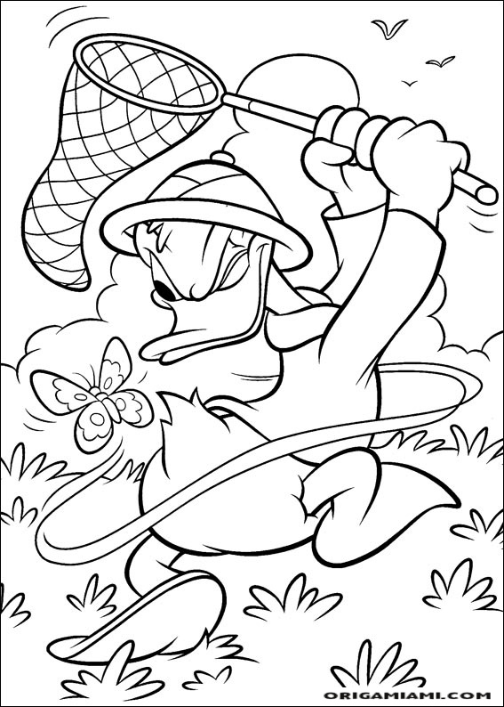 Donald duck coloring page (83)