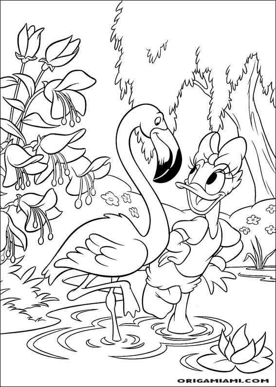 Donald duck coloring page (84)