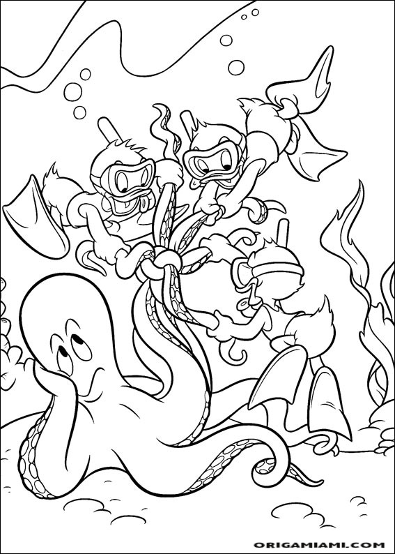 Donald duck coloring page (86)