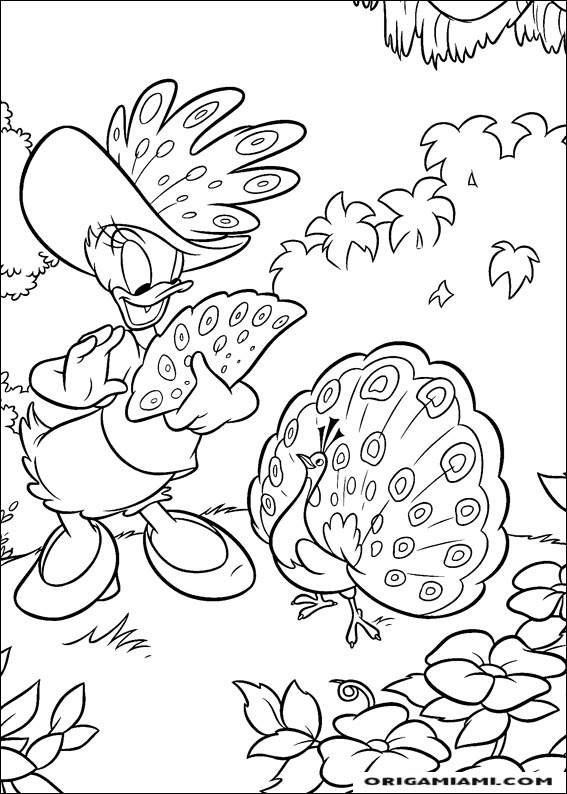 Donald duck coloring page (88)