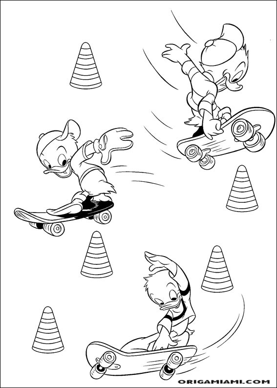 Donald duck coloring page (89)