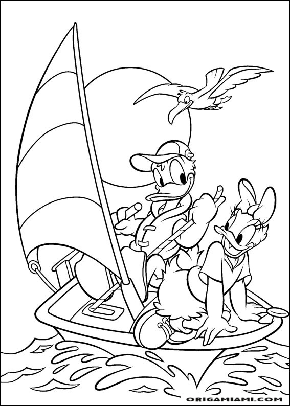 Donald duck coloring page (96)