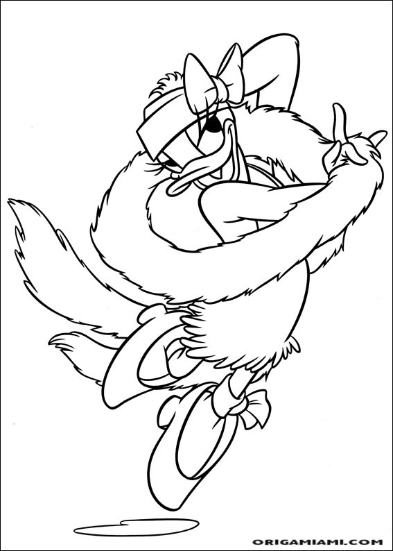 Donald duck coloring page (98)