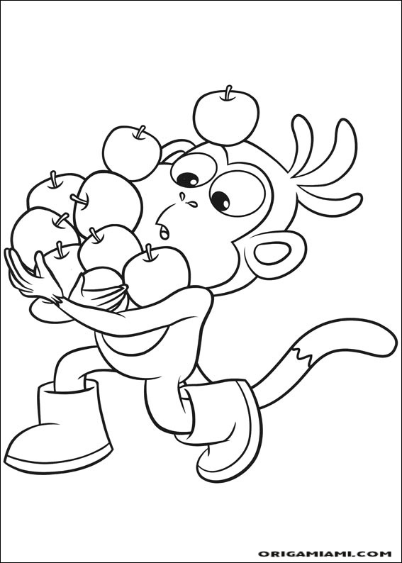 Dora the Explorer coloring page (1)