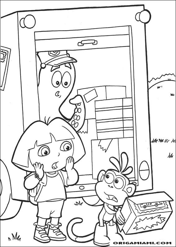 Dora the Explorer coloring page (100)