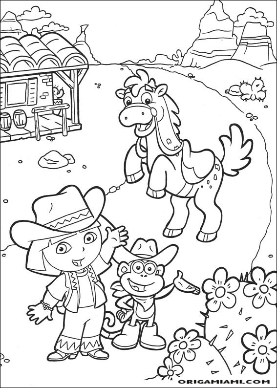 Dora the Explorer coloring page (101)