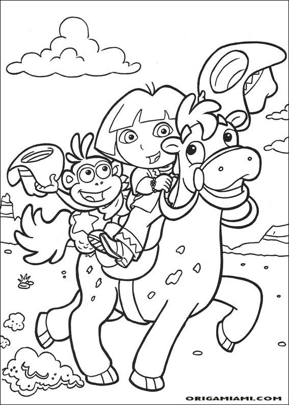 Dora the Explorer coloring page (103)