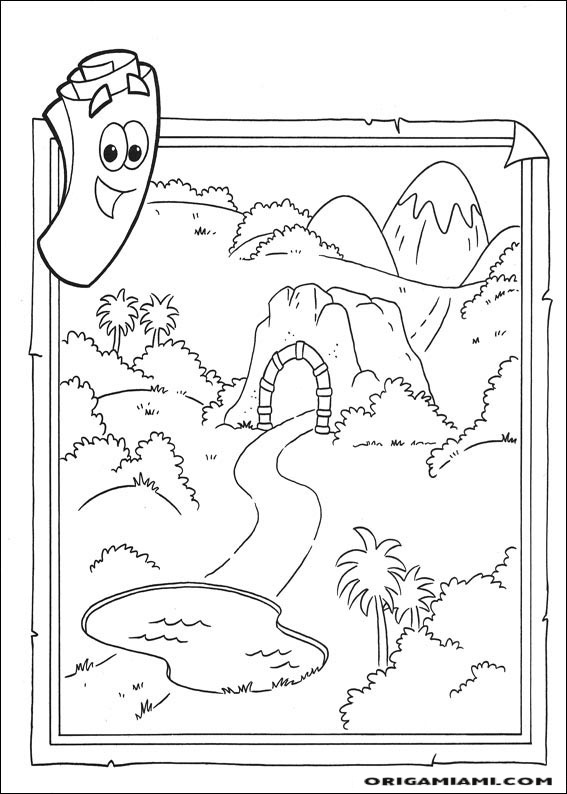 Dora the Explorer coloring page (104)