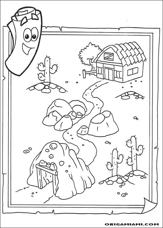 Dora the Explorer coloring page (105)