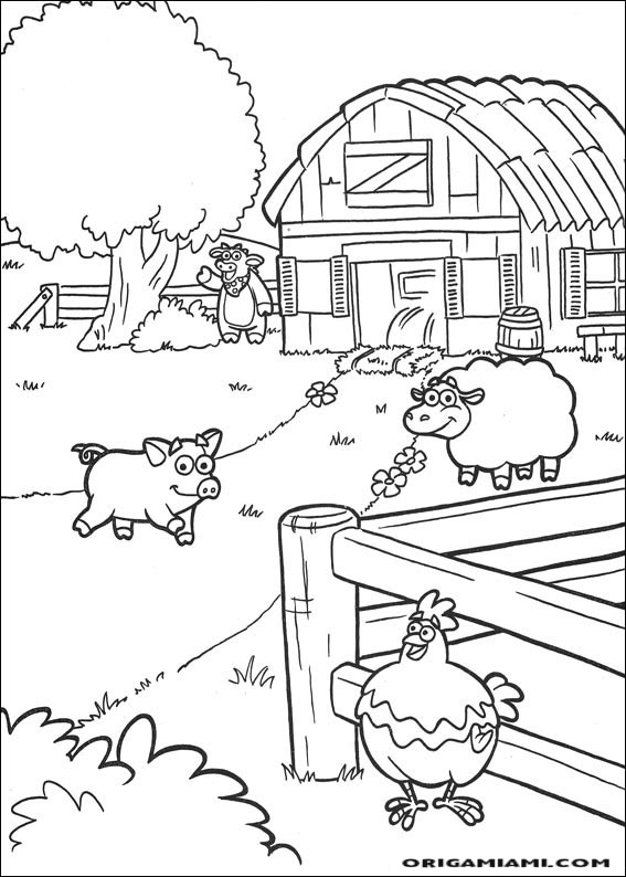 Dora the Explorer coloring page (106)