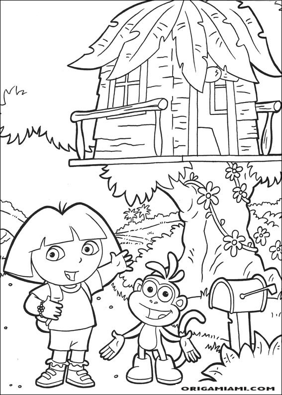 Dora the Explorer coloring page (108)