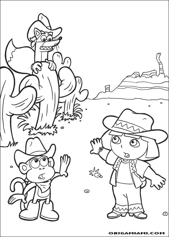 Dora the Explorer coloring page (110)