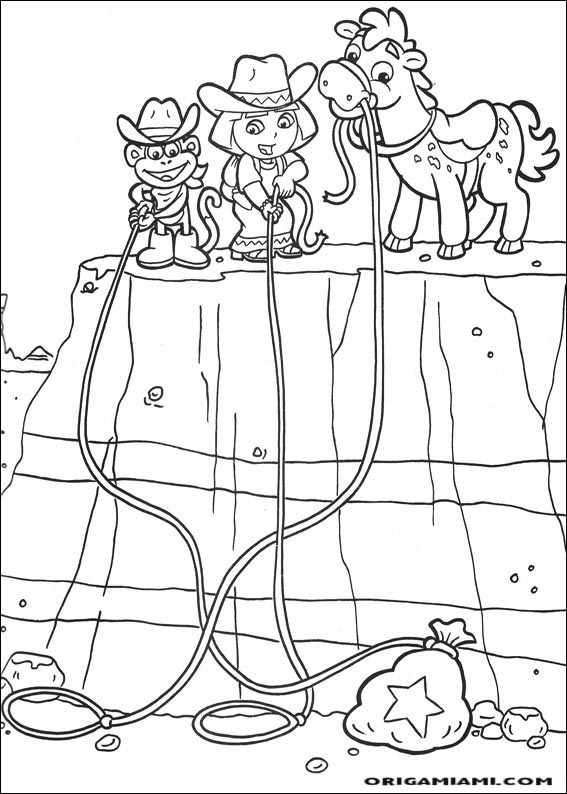 Dora the Explorer coloring page (111)