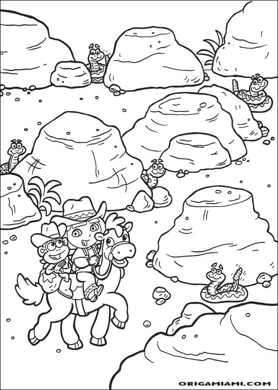 Dora the Explorer coloring page (112)