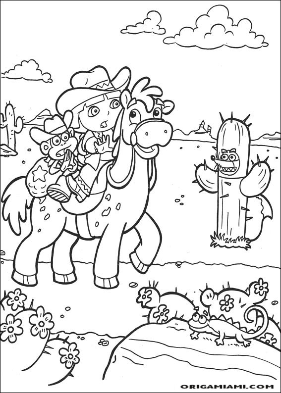 Dora the Explorer coloring page (113)