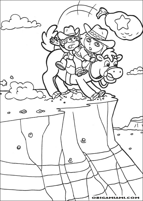 Dora the Explorer coloring page (114)