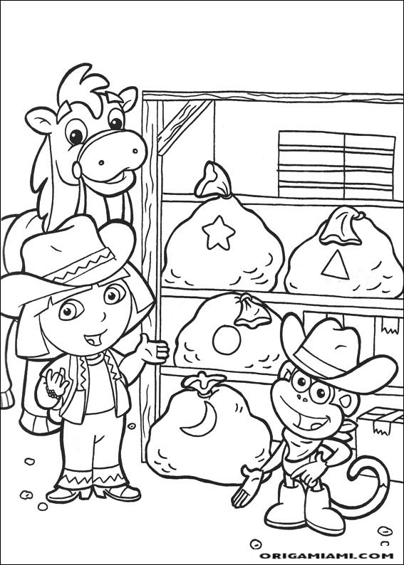 Dora the Explorer coloring page (115)