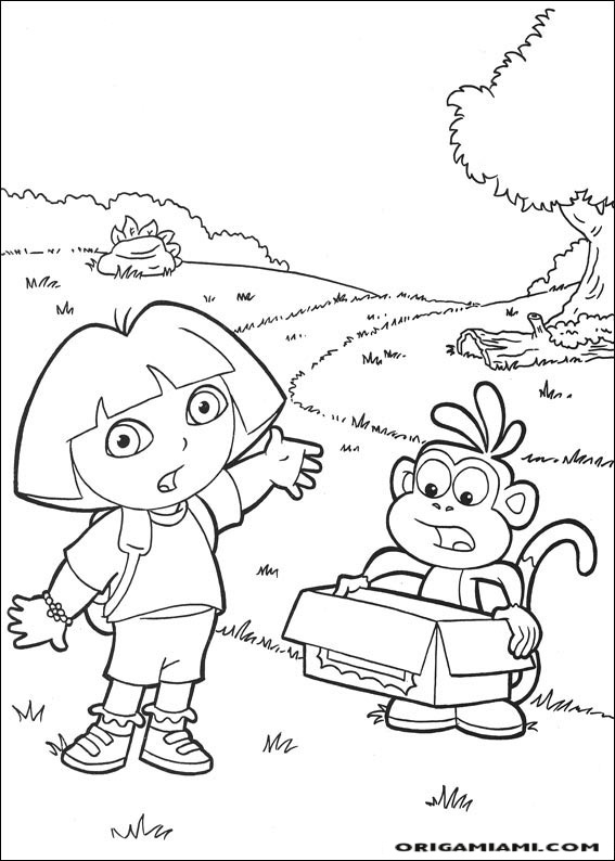 Dora the Explorer coloring page (117)