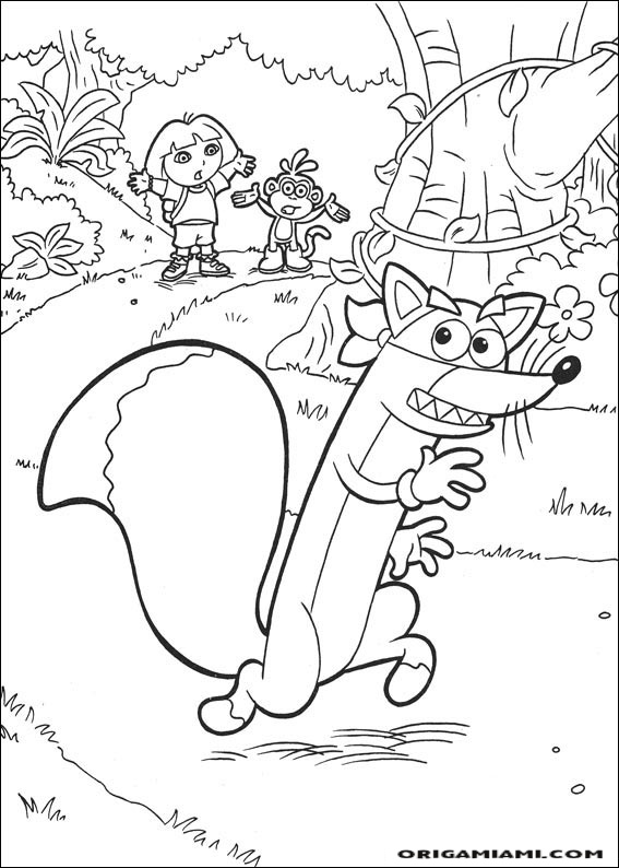 Dora the Explorer coloring page (119)