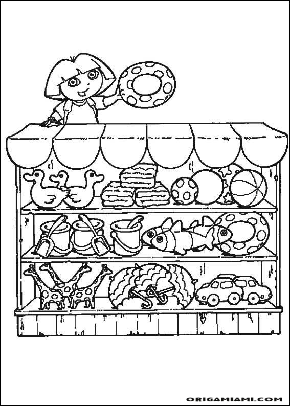 Dora the Explorer coloring page (12)