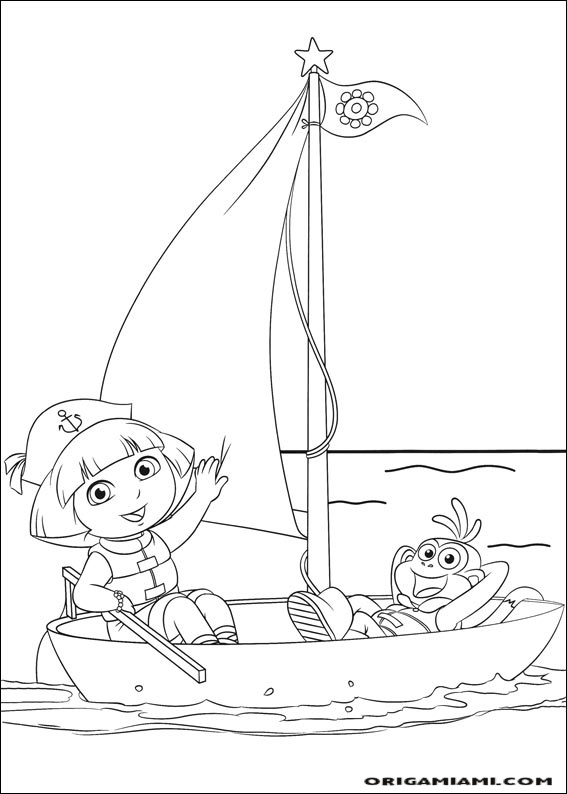 Dora the Explorer coloring page (123)