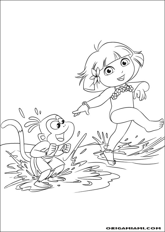 Dora the Explorer coloring page (124)