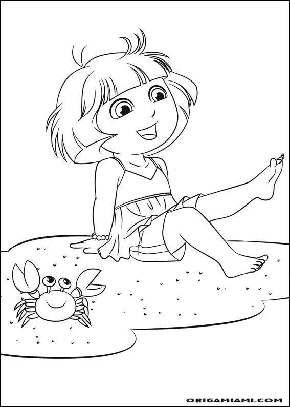 Dora the Explorer coloring page (125)