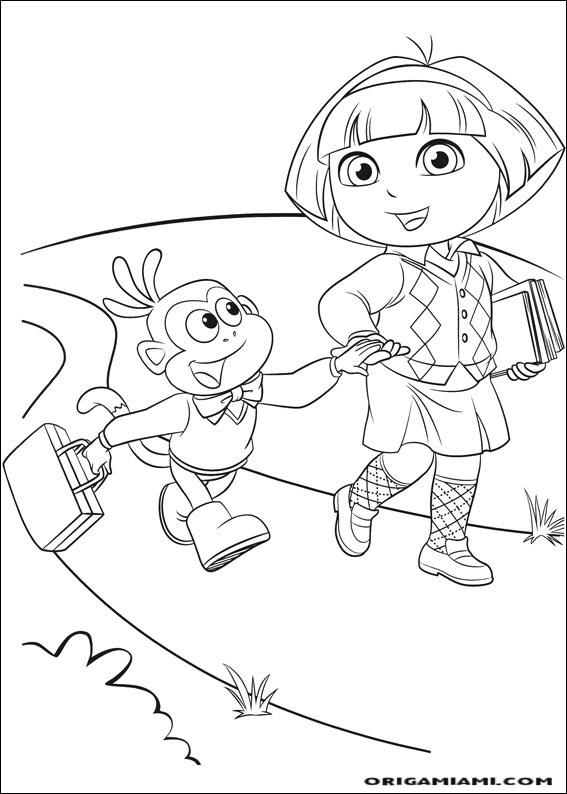 Dora the Explorer coloring page (126)